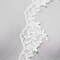 1 Yard Shimmery White Polyester Lace Trim with White Beaded Embellishments 3 Inch Width